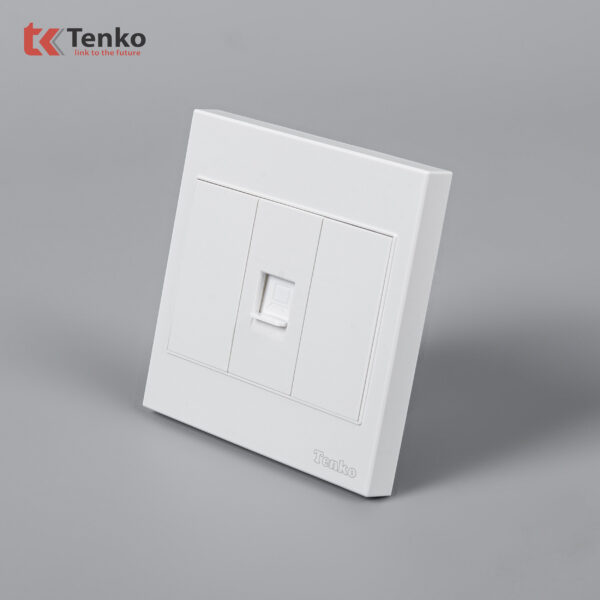 Ổ Cắm Mạng Âm tường Mặt Nhựa ABS Tenko TK-V18-073 – Giải Pháp Điều Khiển Điện Hiện Đại, Bền Bỉ