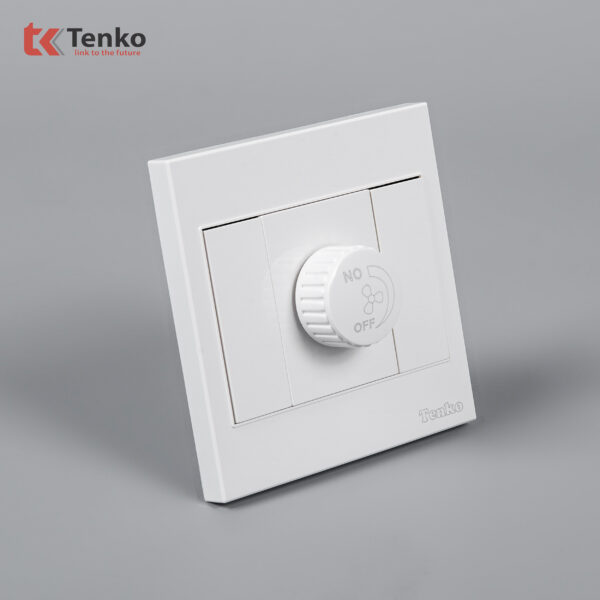 Chiết Áp Quạt, Rơ Le quạt Âm Tường Nhựa ABS Tenko TK-V1-086 – Giải Pháp Điều Khiển Điện Hiện Đại, Bền Bỉ