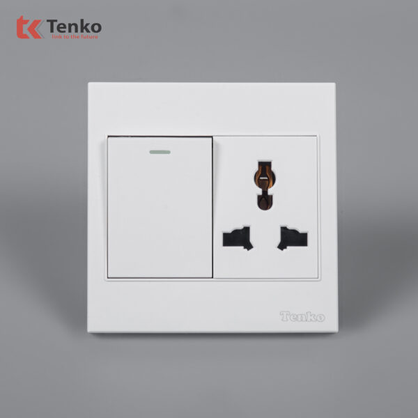 Công Tắc Ổ Cắm Điện Nhựa ABS Tenko TK-V1-039 – Giải Pháp Điều Khiển Điện Hiện Đại, Bền Bỉ
