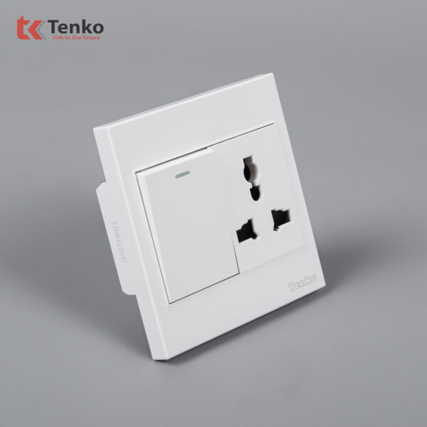 Công Tắc Ổ Cắm Điện Nhựa ABS Tenko TK-V1-039 – Giải Pháp Điều Khiển Điện Hiện Đại, Bền Bỉ