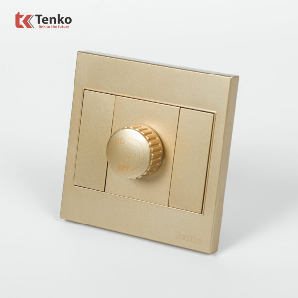 Chiết Áp Quạt Mặt Nhựa ABS Tenko TK-V1-086 Màu Vàng – Giải Pháp Điều Khiển Điện Hiện Đại, Bền Bỉ