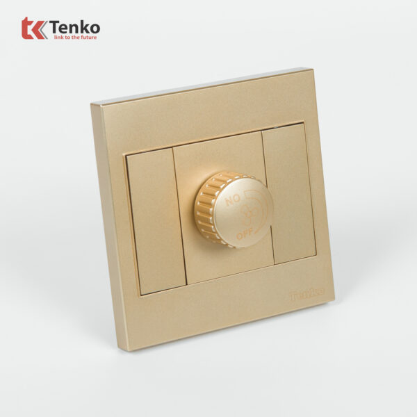 Chiết Áp Quạt Mặt Nhựa ABS Tenko TK-V1-086 Màu Vàng – Giải Pháp Điều Khiển Điện Hiện Đại, Bền Bỉ