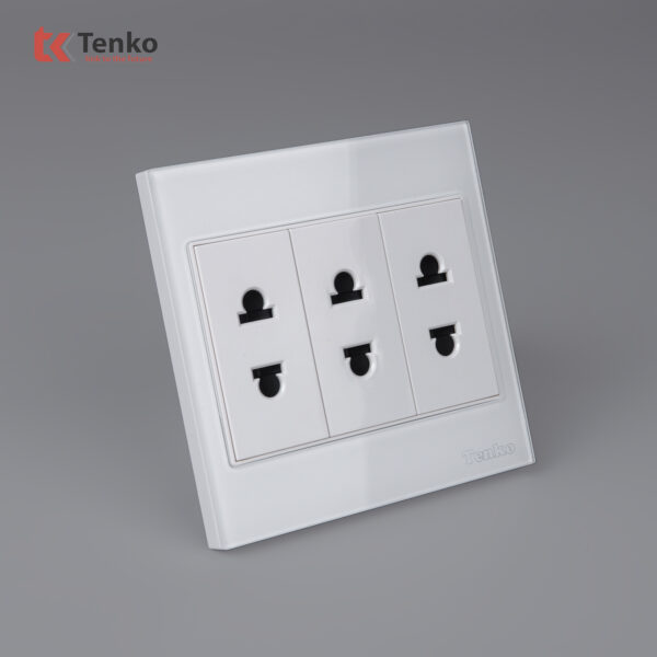 Ổ Cắm Điện Kính Cường Lực Tenko TK-V18-020 – Giải Pháp Điều Khiển Điện Hiện Đại, Bền Bỉ