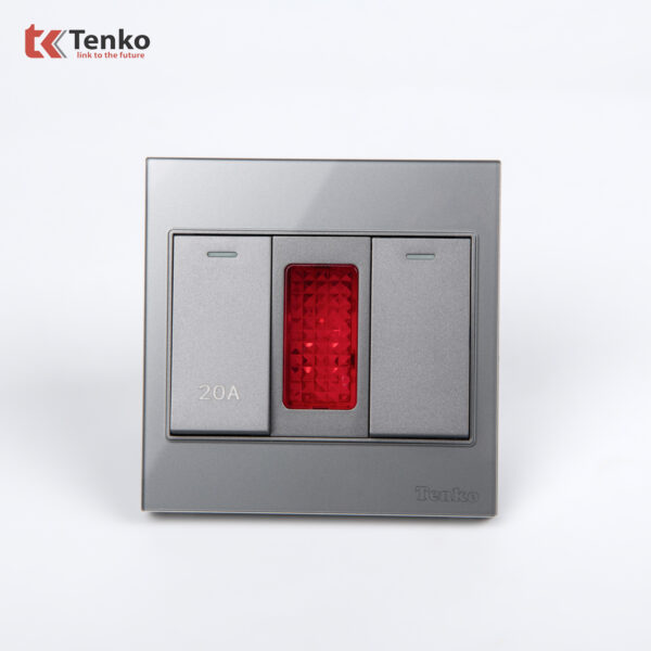 Công Tắc Đơn Và Công Tắc 20A Kính Cường Lực Tenko TK-V18-081 – Giải Pháp Điều Khiển Điện Hiện Đại, Bền Bỉ