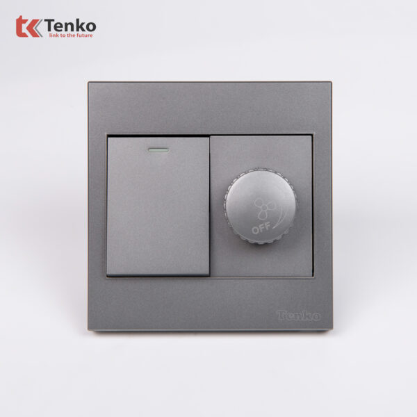 Chiết Áp Quạt Kèm Công Tắc Mặt Nhựa ABS Tenko TK-V1-087 – Giải Pháp Điều Khiển Điện Hiện Đại, Bền Bỉ