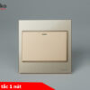 Công Tắc 1 Nút Mặt Kính Cường Lực Tenko TK-V18-01 Màu Vàng – Giải Pháp Điều Khiển Điện Hiện Đại, Bền Bỉ
