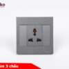 Ổ Cắm 3 Chấu Mặt Nhựa ABS – Giải Pháp Điều Khiển Điện Hiện Đại, Bền Bỉ