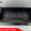 Hộp Ổ Cắm Âm Bàn Hợp Kim Nhôm Tenko TK-D4S-01 Đen