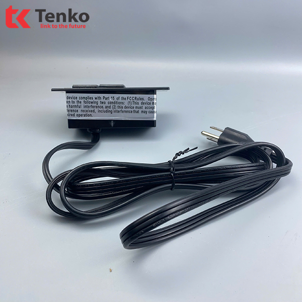 Ổ Cắm Điện Âm Bàn Chuẩn Mỹ Tenko TK-KDM01