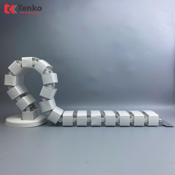 Ống Luồn Dây Điện Bàn Văn Phòng Tenko TK-GL02 Trắng – Giải Pháp Giấu Dây Gọn Gàng, Thẩm Mỹ