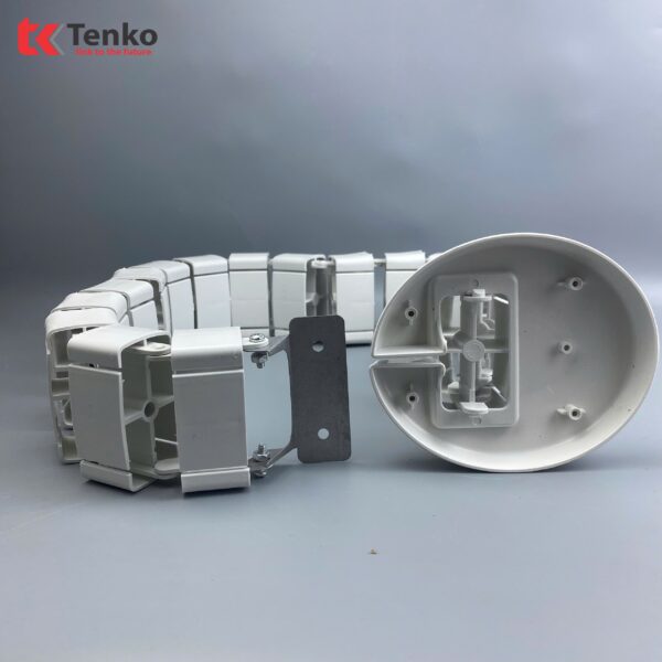 Ống Luồn Dây Điện Bàn Văn Phòng Tenko TK-GL02 Trắng – Giải Pháp Giấu Dây Gọn Gàng, Thẩm Mỹ