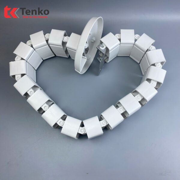 Ống Luồn Dây Điện Bàn Văn Phòng Tenko TK-GL02 Trắng – Giải Pháp Giấu Dây Gọn Gàng, Thẩm Mỹ