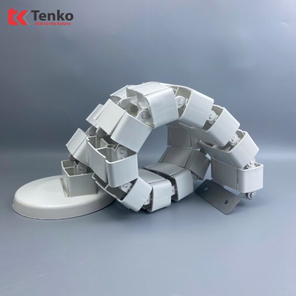 Ống Luồn Dây Điện Bàn Văn Phòng Tenko TK-GL02 Trắng – Giải Pháp Giấu Dây Gọn Gàng, Thẩm Mỹ