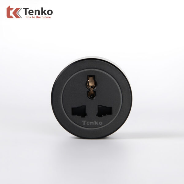 Ổ Cắm Điện 3 Chấu Đa Năng Cho Thanh Ray Màu Đen TK-R06Đ